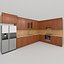kitchen classic wooden 3D model