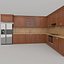 kitchen classic wooden 3D model