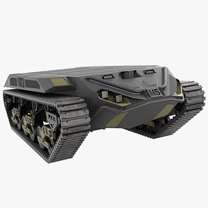 Ripsaw M5 Robotic Combat Vehicle Rigged