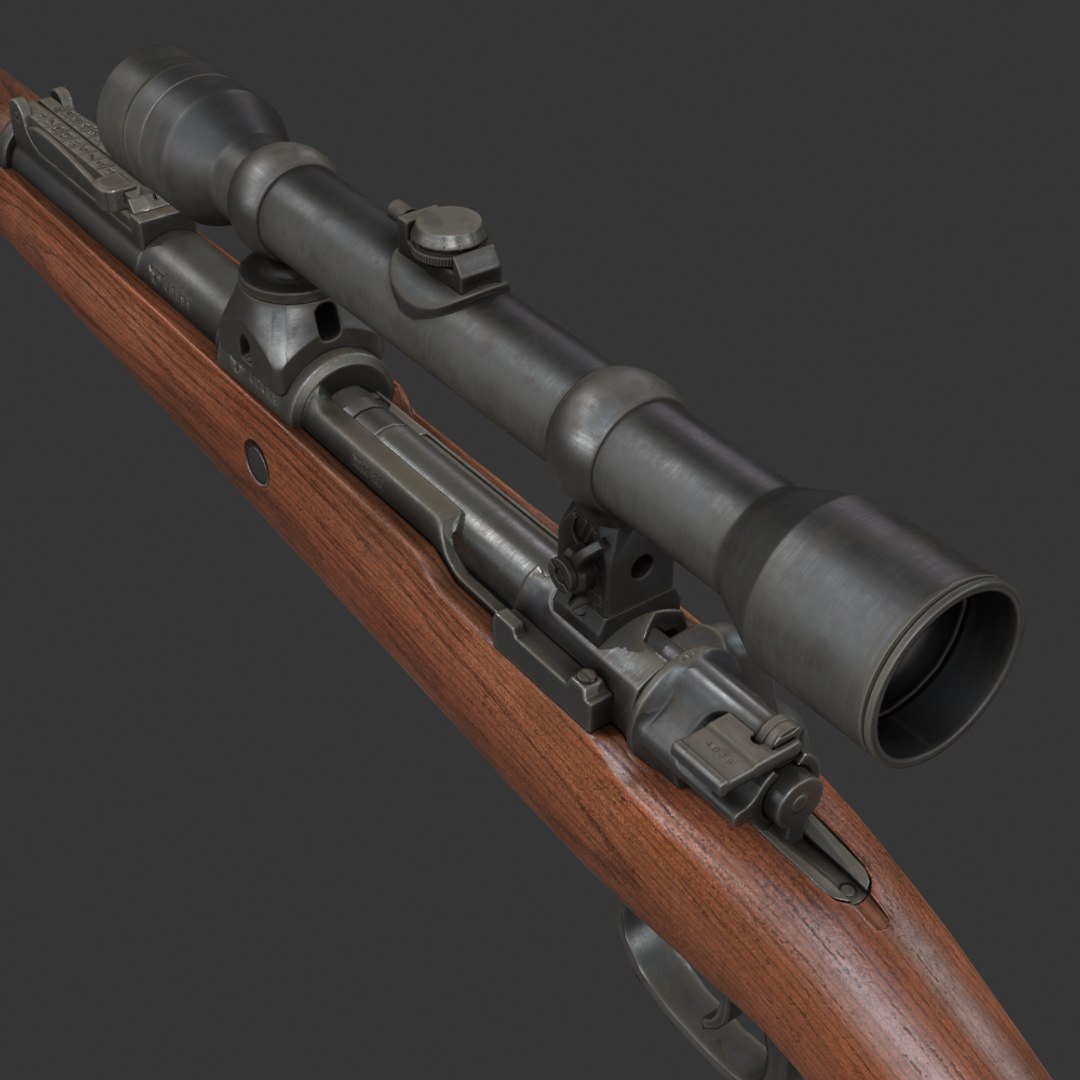 3d K98 Karabiner Model