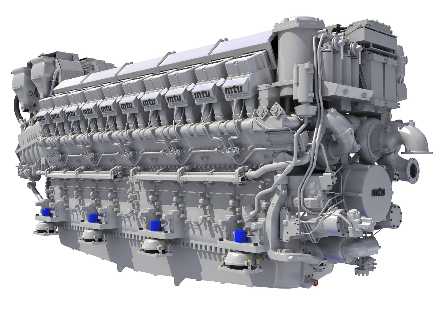 3D Model Mtus Diesel Engine Propulsion - TurboSquid 1224971