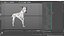 Perro dálmata preparado para Cinema 4D