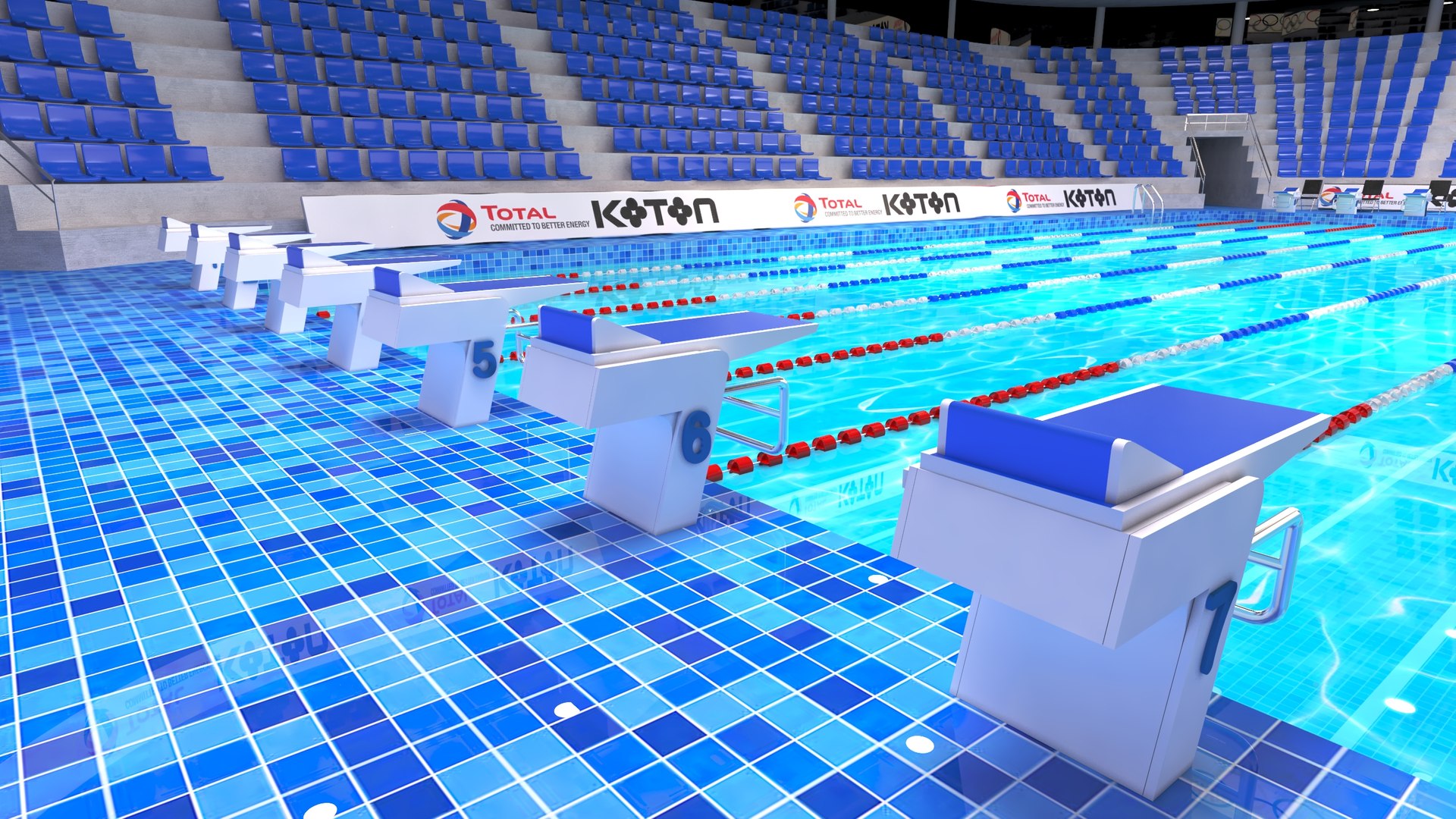 3D Swimming Olympic Sport Model - TurboSquid 1184145