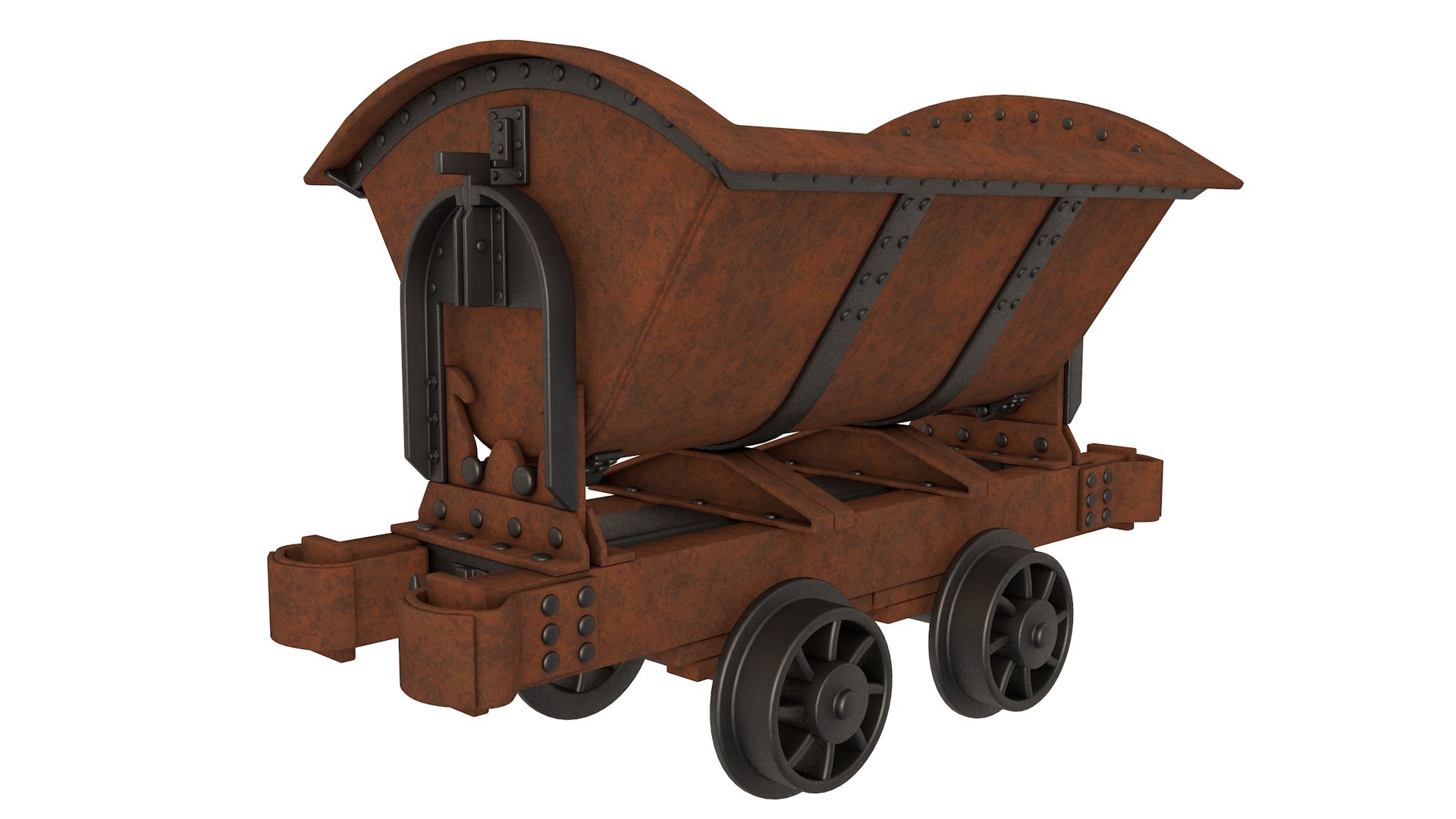 Mine Cart 3D Model - TurboSquid 1993110