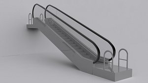 3d escalator 1