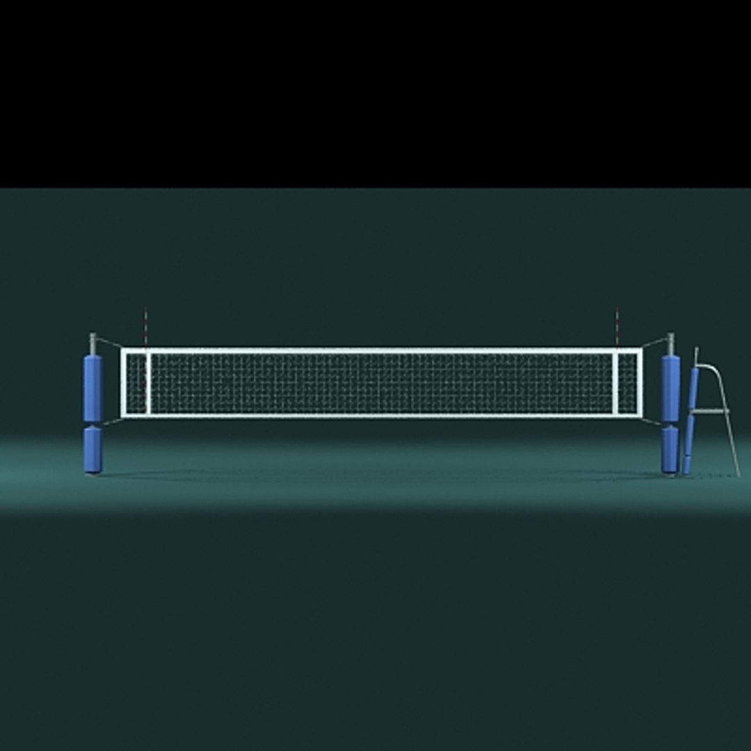 3d volleyball net model