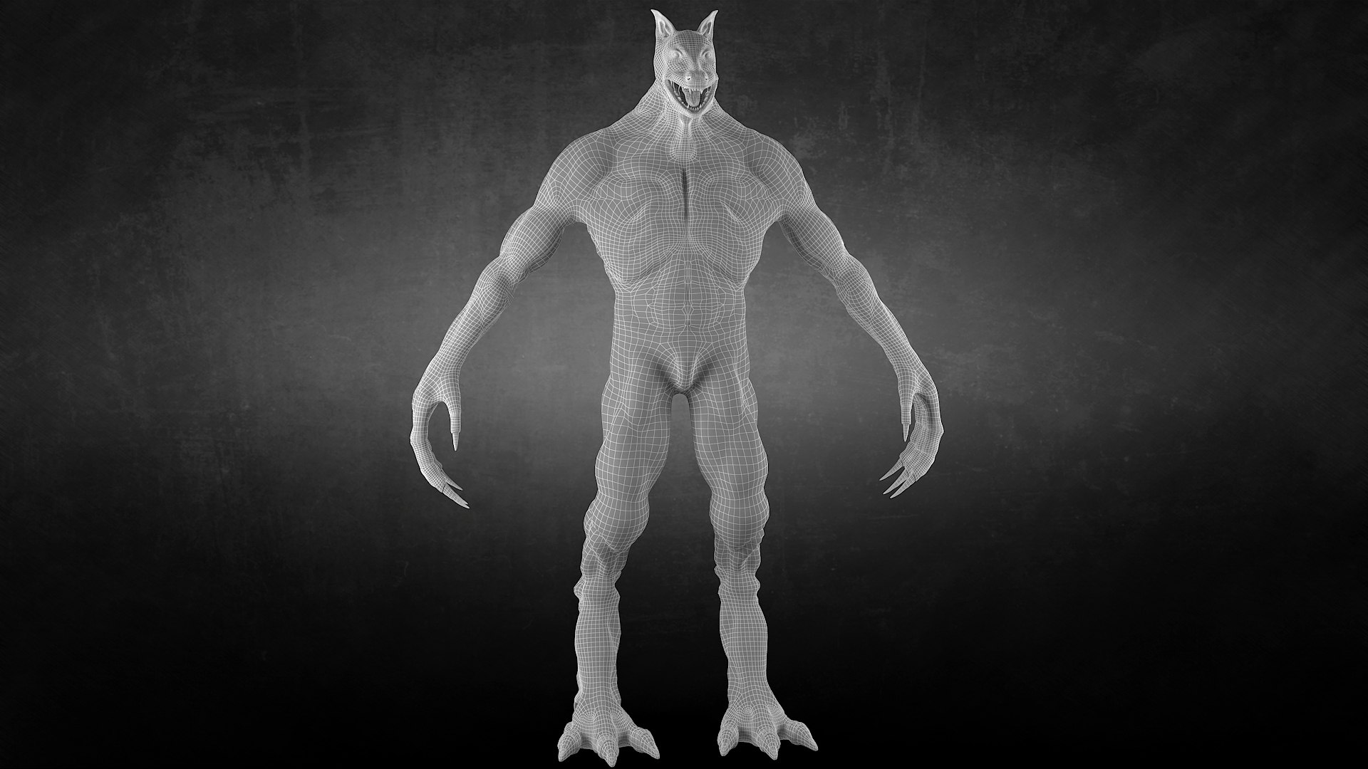 3D Werewolf Monster Model - TurboSquid 1989856