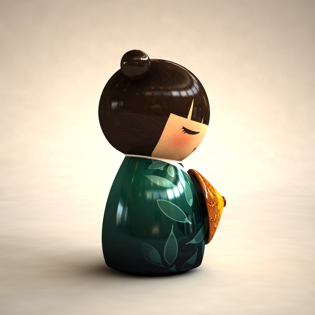 Minidoll Geisha 3d Max