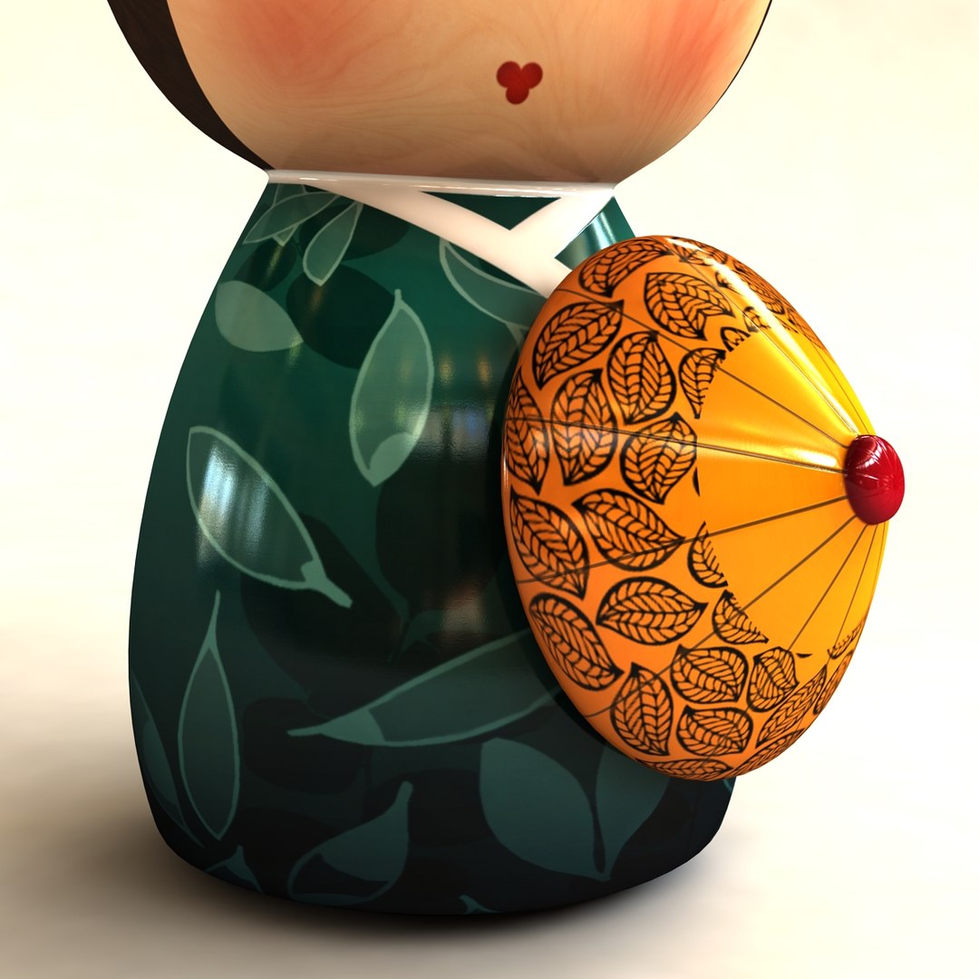 Minidoll Geisha 3d Max
