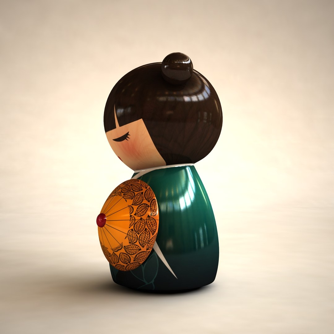 Minidoll Geisha 3d Max