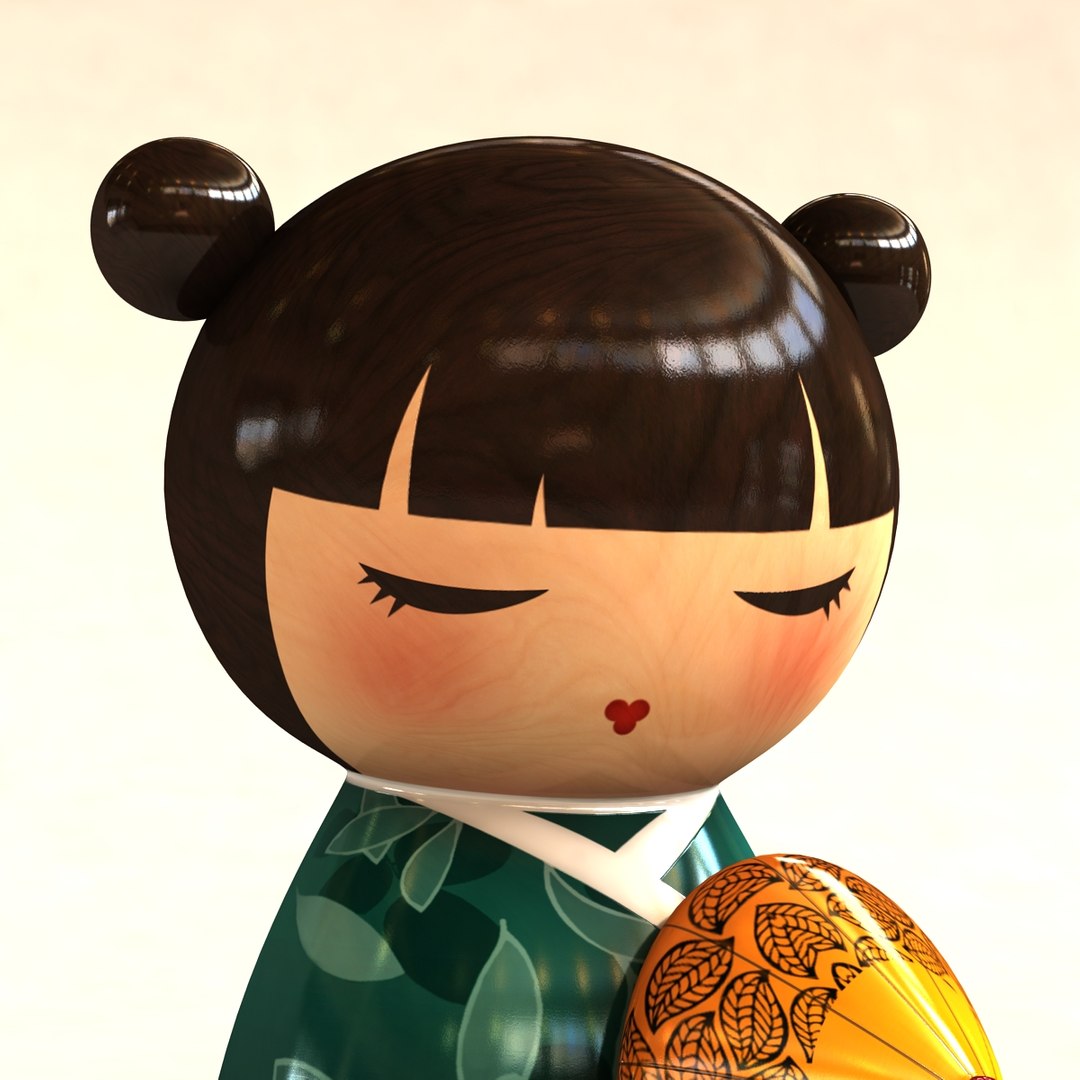 Minidoll Geisha 3d Max