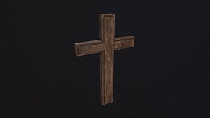 Wooden Cross model