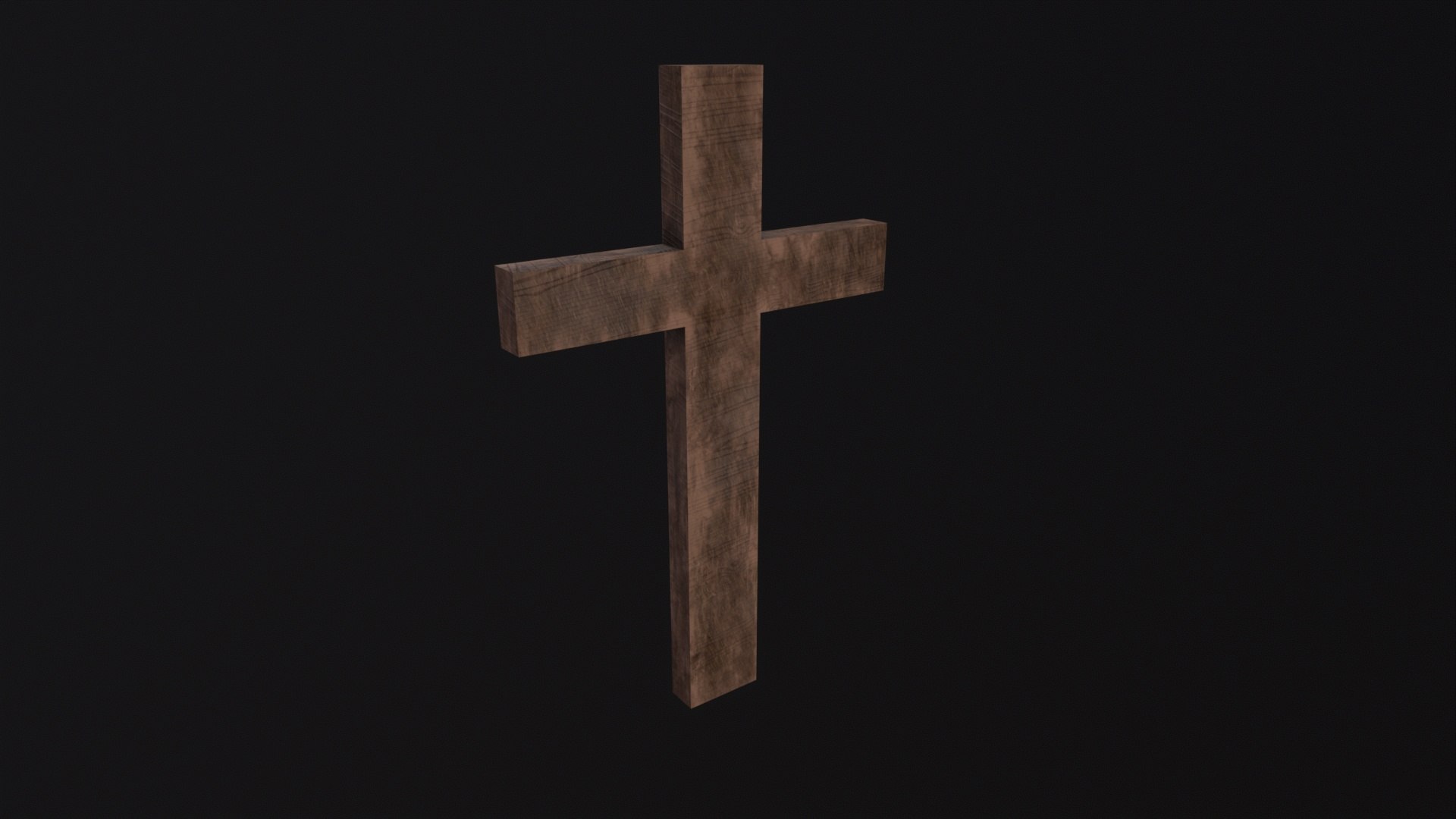 Wooden Cross Model - TurboSquid 2166577