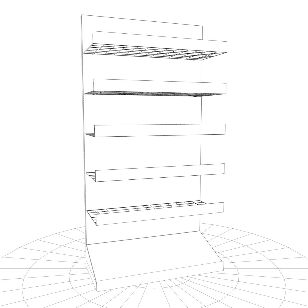 3D Display Rack - TurboSquid 1361646