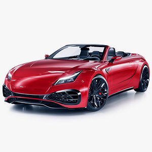 3D Generic Sport Convertible 2025