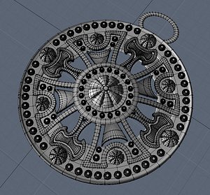 medallion 3d model