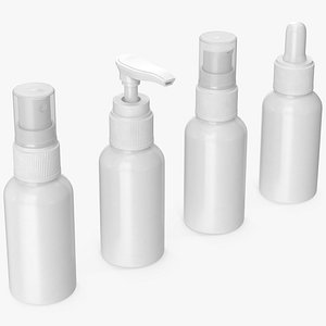 cosmetic containers 50 ml 3D model
