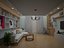 The interior in the style of hi-tech