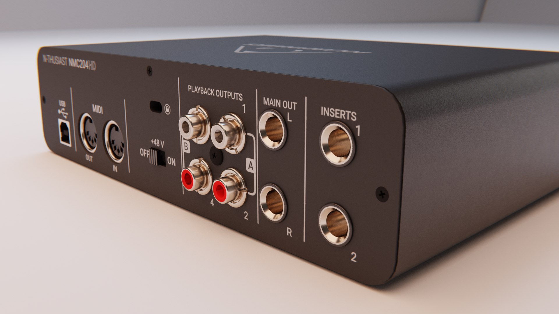 3D Audio Interface NMC204HD Model - TurboSquid 1951218