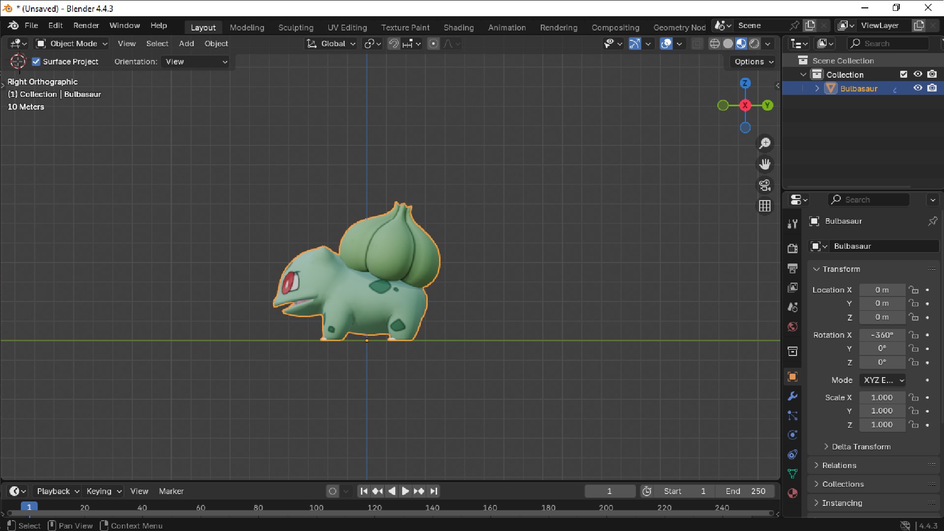 3D Bulbasaur Model - TurboSquid 2418178
