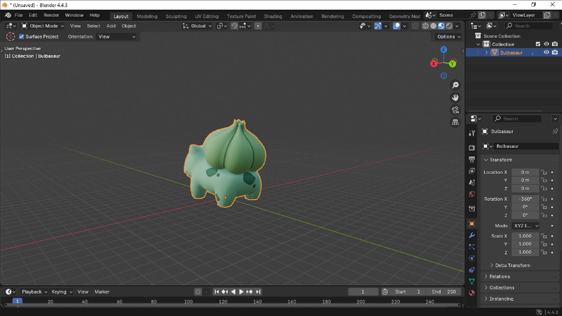 3D Bulbasaur Model - TurboSquid 2418178