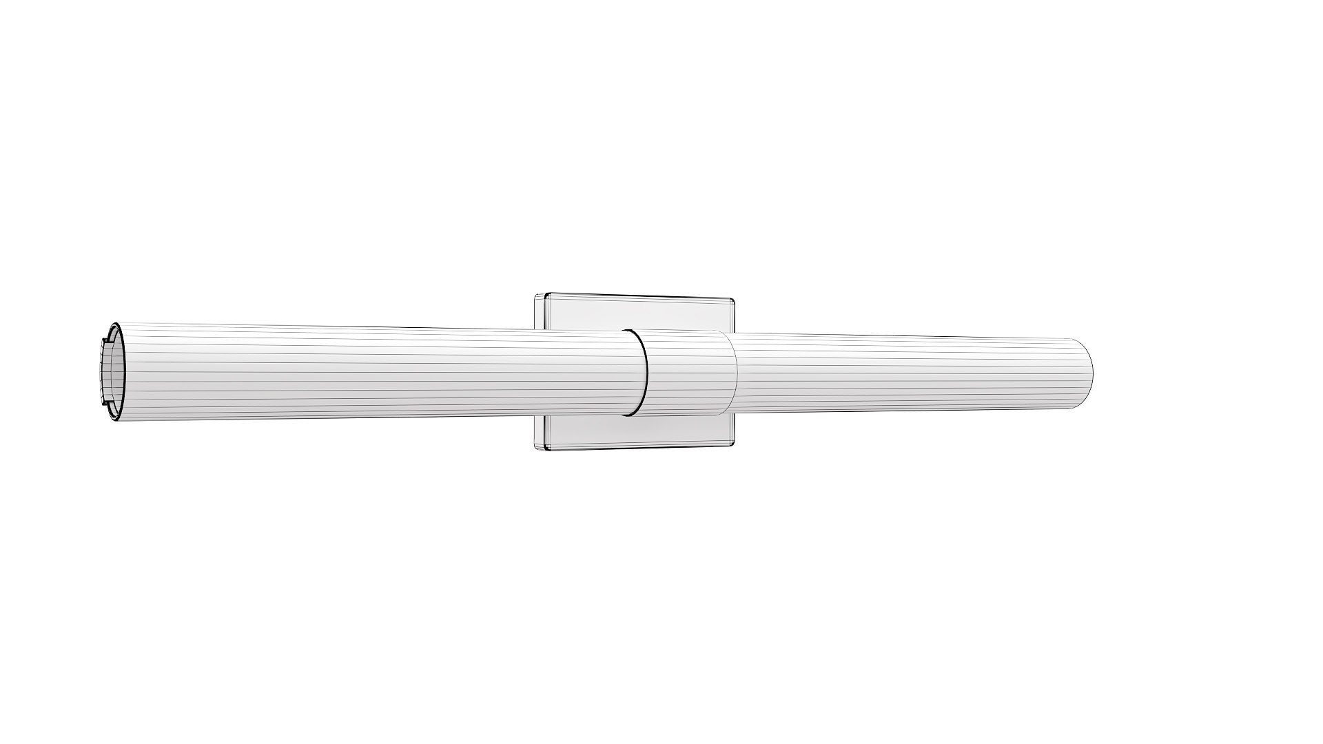 Blanco LED Linear Bath Vanity Wall Light Pack 3D Model TurboSquid 2294075