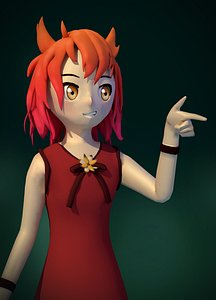 Anime Girl Model Kawaii