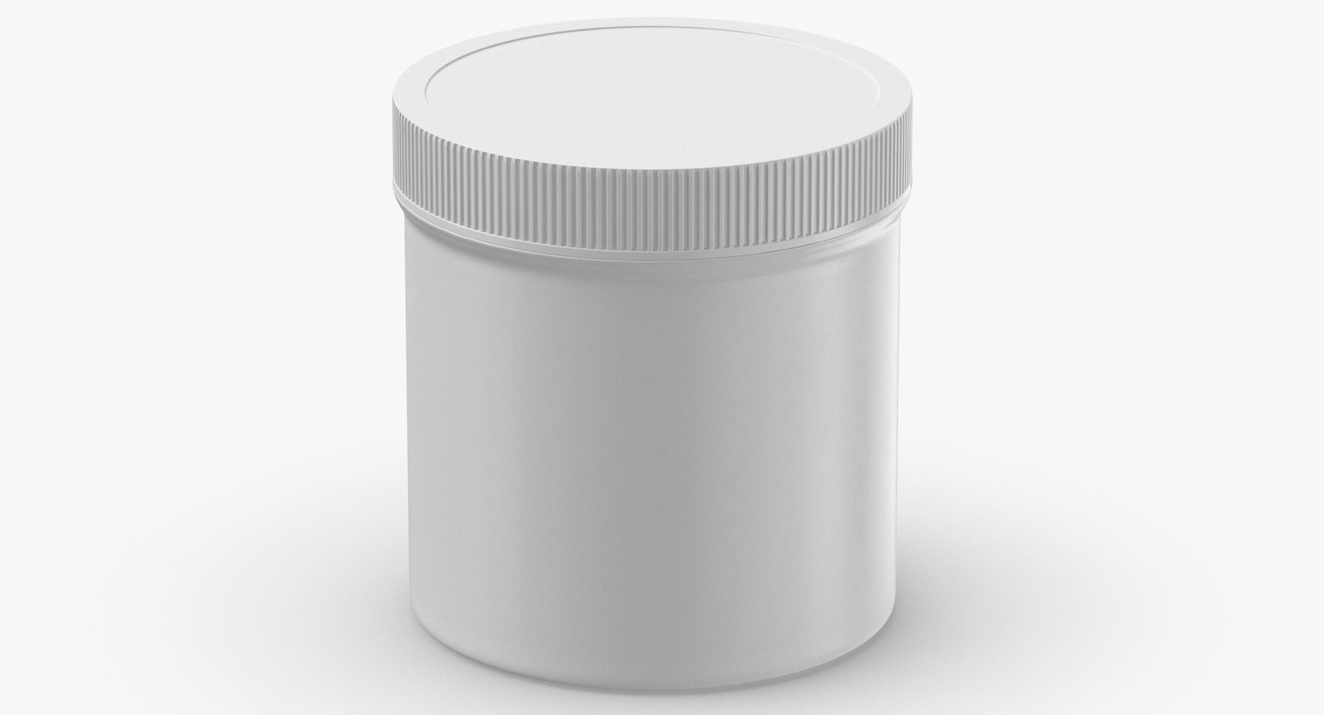 Wide Mouth Plastic Jar