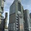 Sci fi City 8 Buildings Futuristic