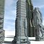 Sci fi City 8 Buildings Futuristic