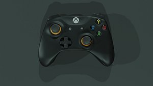 Xbox one style controller Rigged for Blender