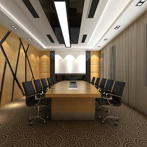 modern meeting room model
