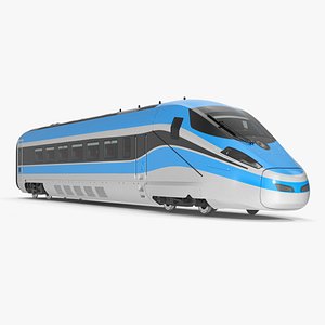 Red Maglev Bullet Train Engine 3D Model $99 - .3ds .blend .c4d