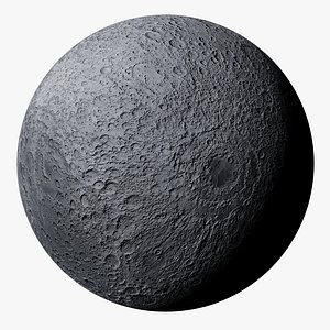 Moon Highpoly Detailed