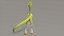 만화 캐릭터 Compy Rigged-공룡 Compsognathus PBR