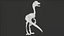 만화 캐릭터 Compy Rigged-공룡 Compsognathus PBR