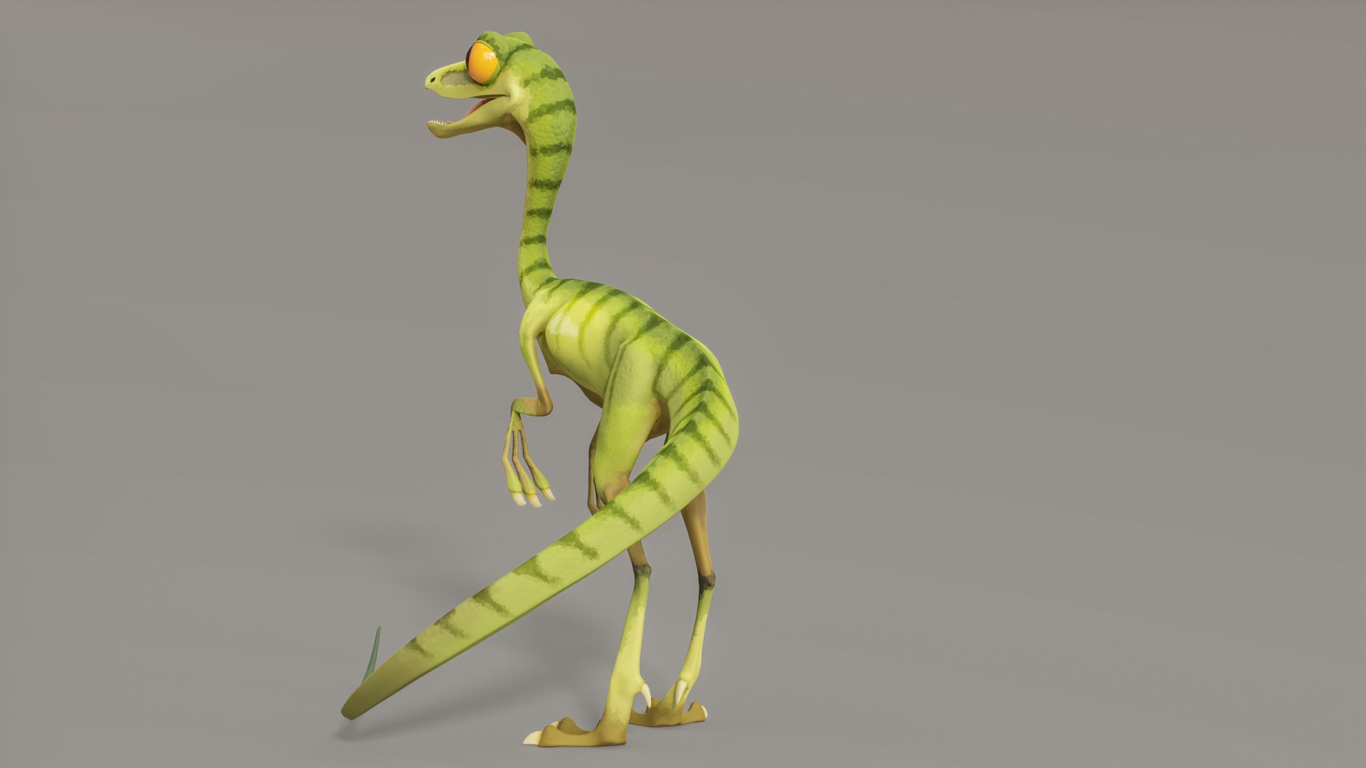 Cartoon Character Compy Rigged - Dinosaur Compsognathus PBR 3D model https://p.turbosquid.com/ts-thumb/Q7/GeZXiz/vg/compycol_00021/png/1702904003/1920x1080/fit_q87/dcbdbf84525518359c1c071c715f2e6303b3405e/compycol_00021.jpg
