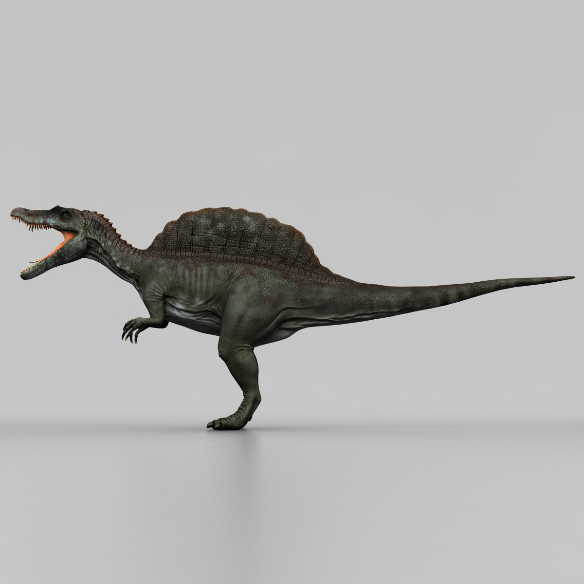 3dsmax spinosaurus prehistoric modelled