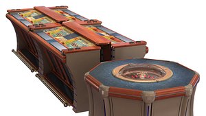 3d obj casino roulette cabinet 8