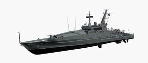 3D model Armidale Class Patrol Boat - HMAS Armidale