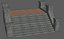 3D stairs ancient model