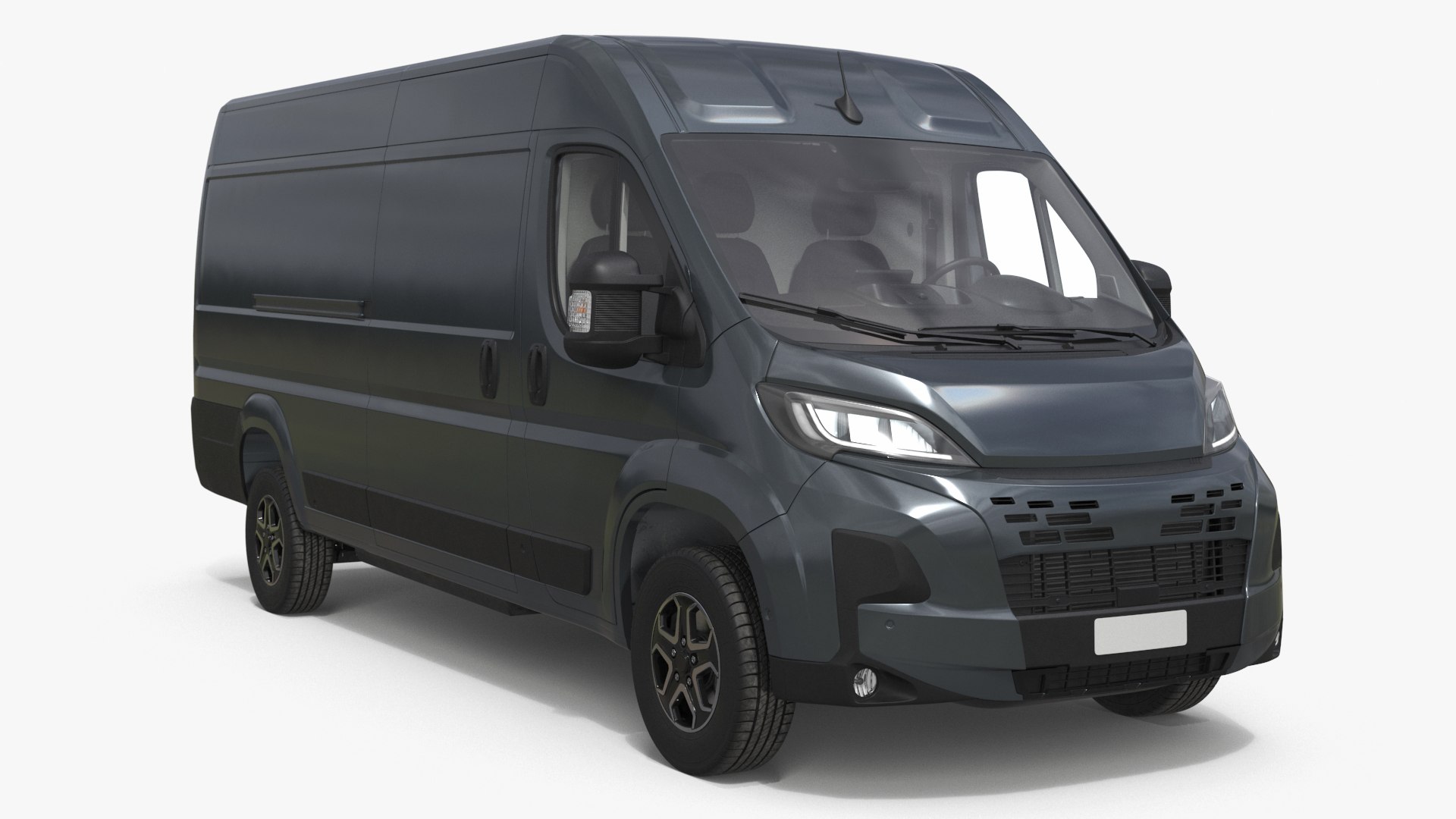 Long Duty Cargo Van 3D model preview
