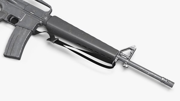 modelo 3d Rifle de asalto táctico M16 - TurboSquid 2216655