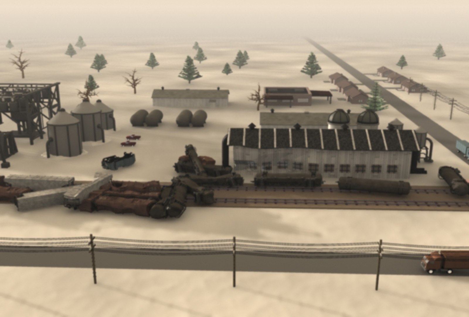 Weyauwega Wisconsin Derailment 3ds