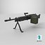 M240 Machine Gun 3D model