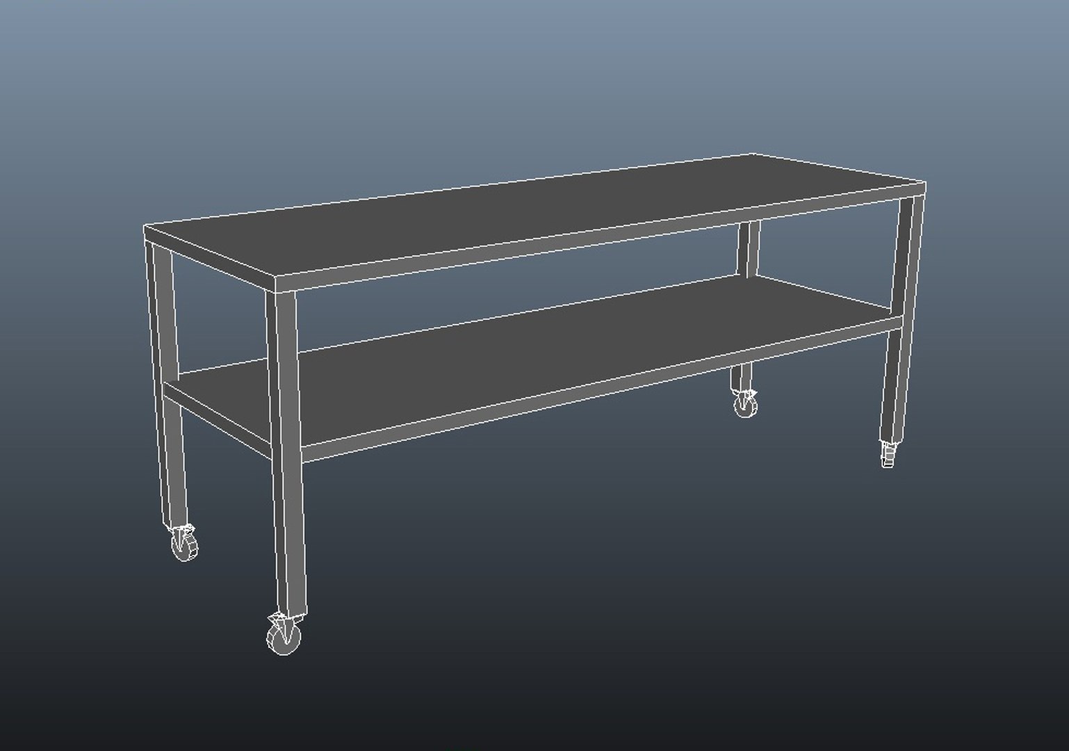 3d Metal Kitchen Bench