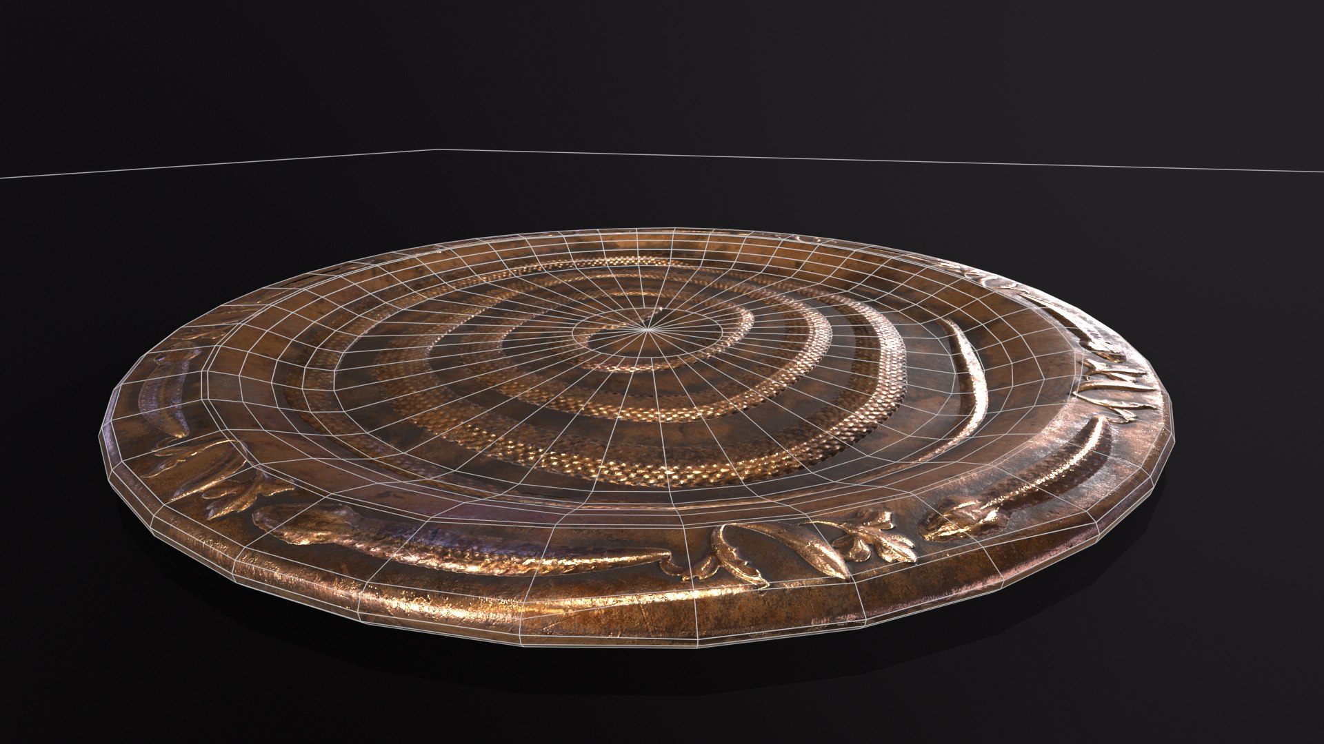 3D Snake King Plate Model - TurboSquid 2150159