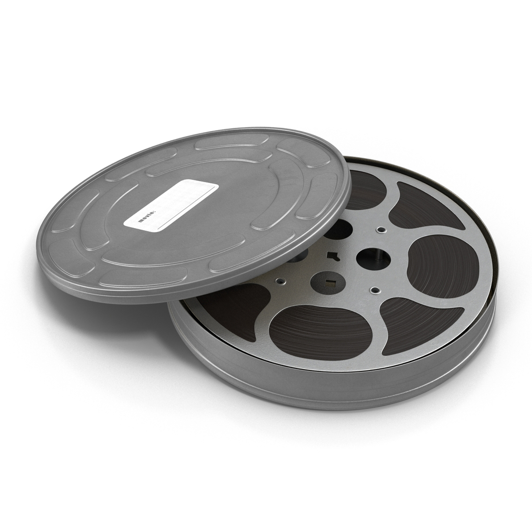 3d Model Of Video Film Reels 3