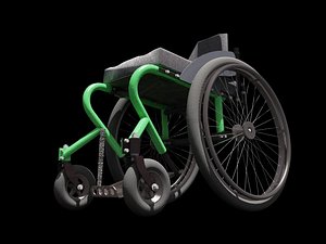 wheelchair 3d model