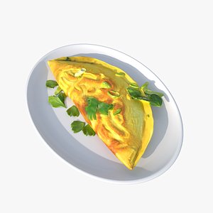 Omlette 3D model